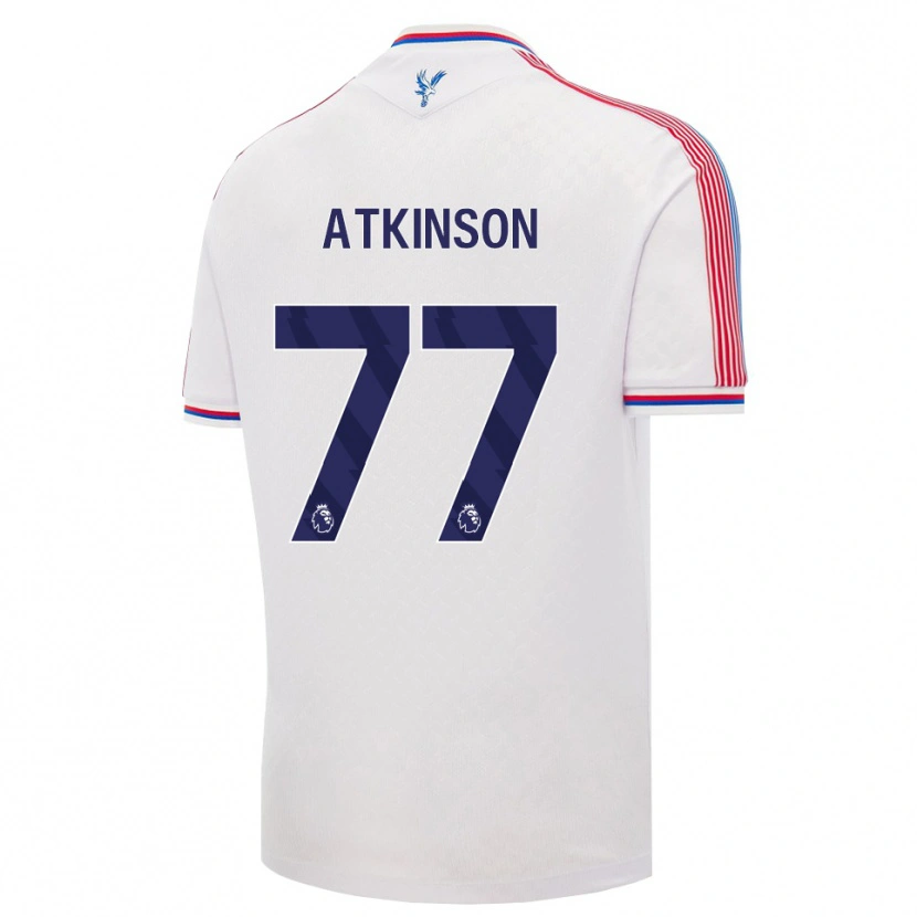Danxen Mujer Camiseta Isibeal Atkinson #77 Blanco Rojo Azul 1ª Equipación 2026/27 La Camisa