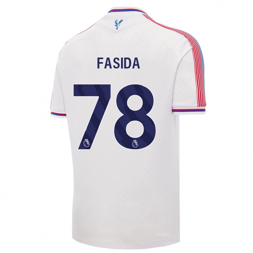 Danxen Mujer Camiseta Jacob Fasida #78 Blanco Rojo Azul 1ª Equipación 2026/27 La Camisa