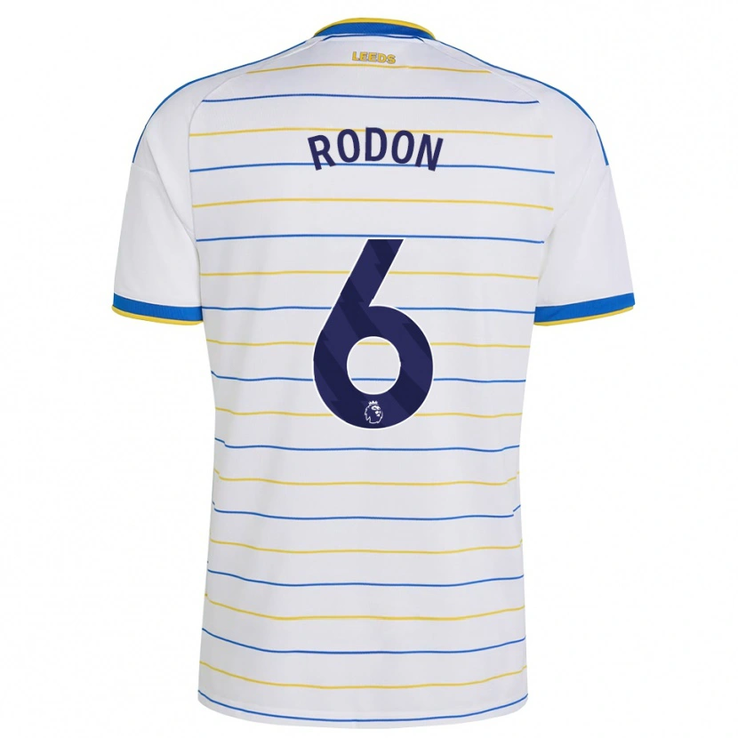 Danxen Mujer Camiseta Joe Rodon #6 Rojo Amarillo Azul 1ª Equipación 2026/27 La Camisa