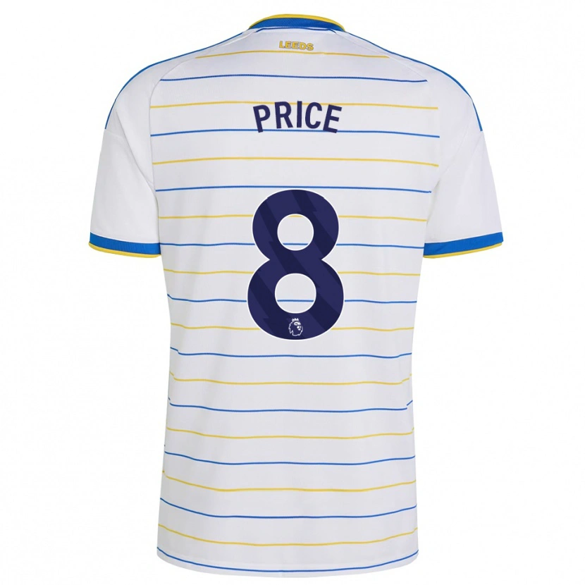 Danxen Mujer Camiseta Leoni Price #8 Rojo Amarillo Azul 1ª Equipación 2026/27 La Camisa