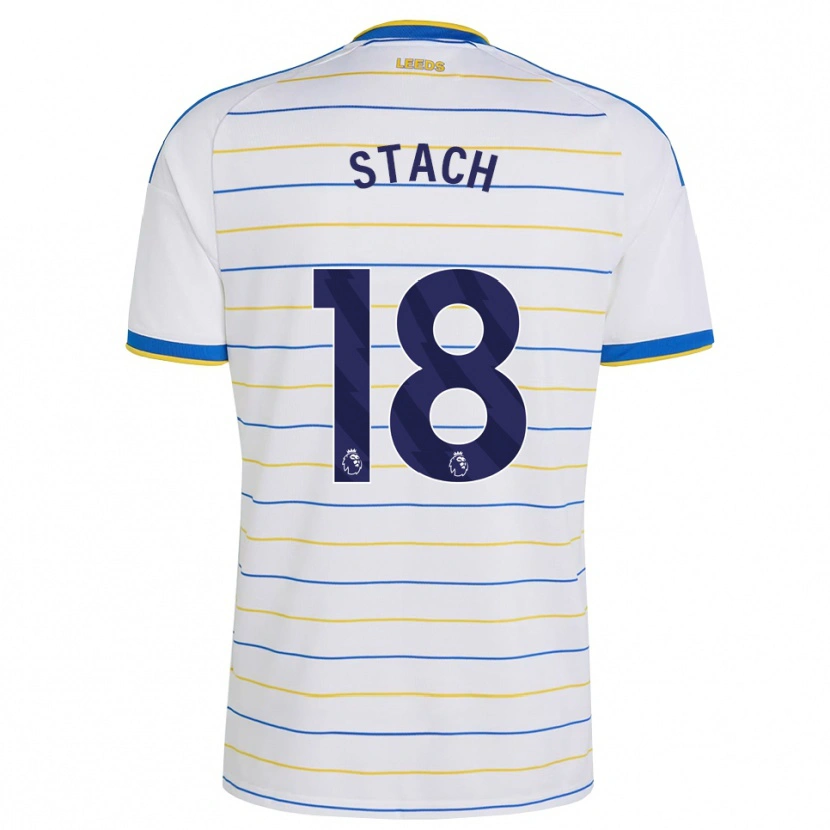 Danxen Mujer Camiseta Anton Stach #18 Rojo Amarillo Azul 1ª Equipación 2026/27 La Camisa
