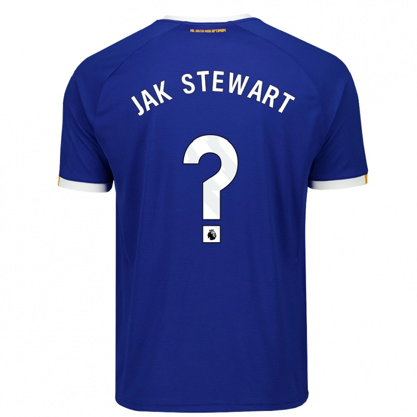 Danxen Mujer Camiseta Jak Stewart #0 Azul Blanco Amarillo 1ª Equipación 2026/27 La Camisa