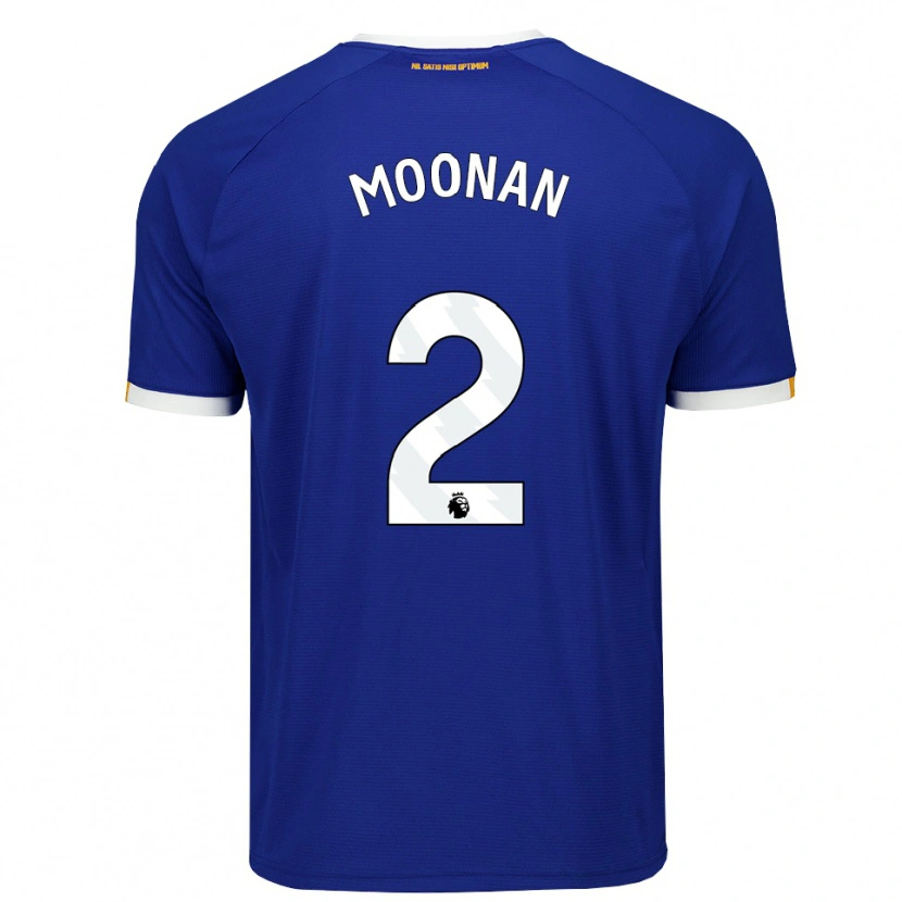 Danxen Mujer Camiseta Bradley Moonan #2 Azul Blanco Amarillo 1ª Equipación 2026/27 La Camisa