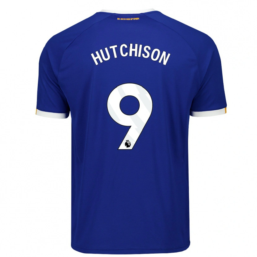 Danxen Mujer Camiseta Kai Hutchison #9 Azul Blanco Amarillo 1ª Equipación 2026/27 La Camisa