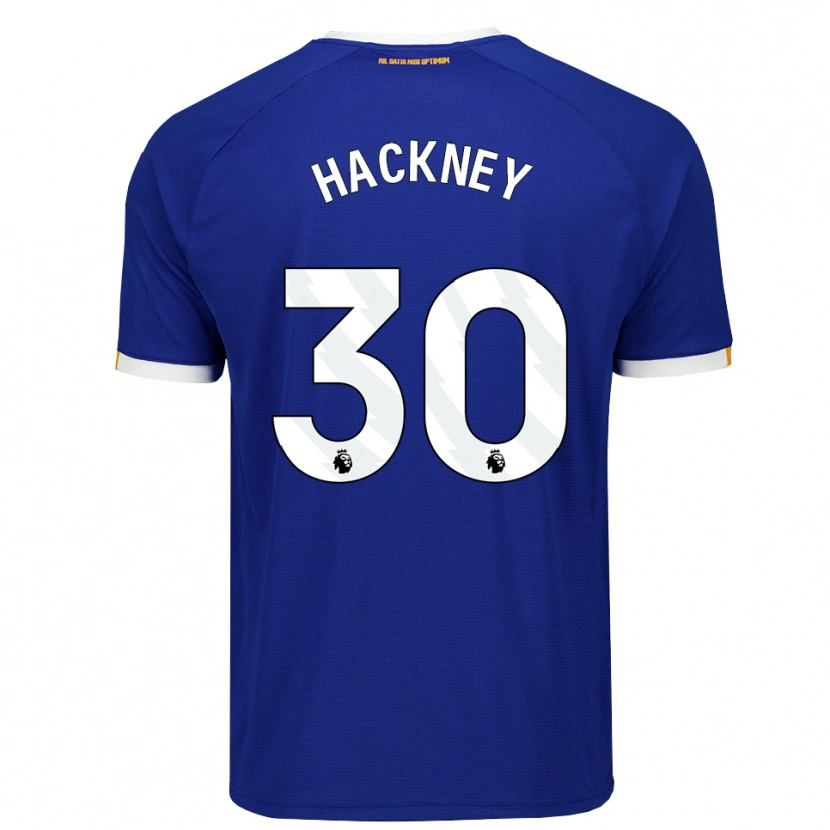 Danxen Mujer Camiseta Hayden Hackney #30 Azul Blanco Amarillo 1ª Equipación 2026/27 La Camisa
