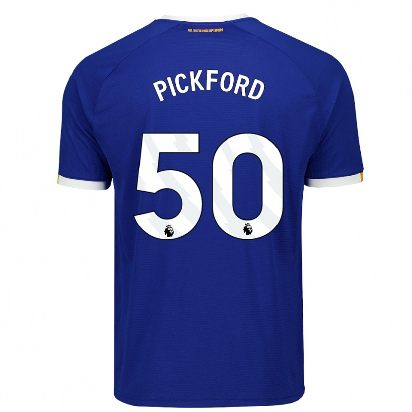 Danxen Mujer Camiseta George Pickford #50 Azul Blanco Amarillo 1ª Equipación 2026/27 La Camisa
