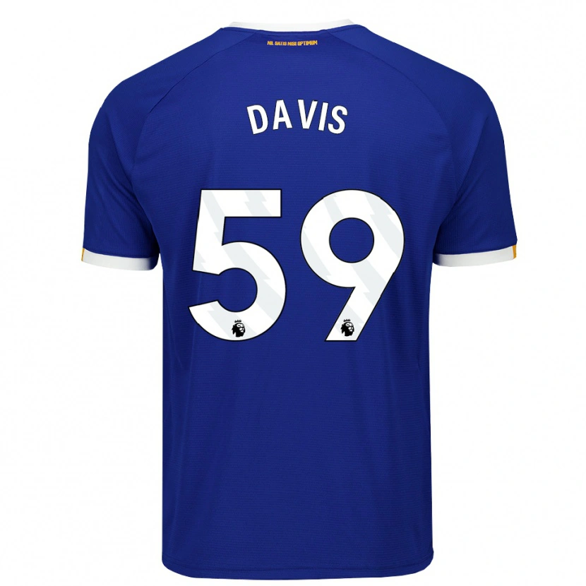 Danxen Mujer Camiseta Luca Davis #59 Azul Blanco Amarillo 1ª Equipación 2026/27 La Camisa