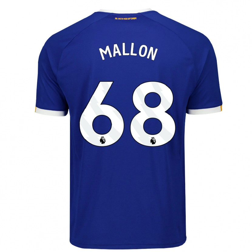 Danxen Mujer Camiseta Mathew Mallon #68 Azul Blanco Amarillo 1ª Equipación 2026/27 La Camisa