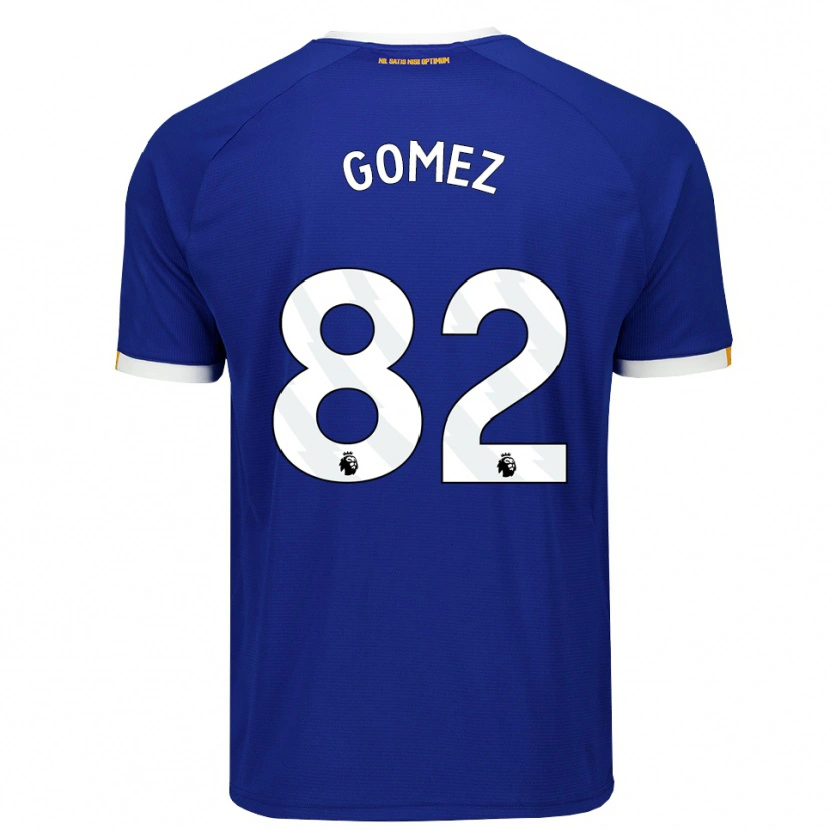 Danxen Mujer Camiseta Francis Gomez #82 Azul Blanco Amarillo 1ª Equipación 2026/27 La Camisa