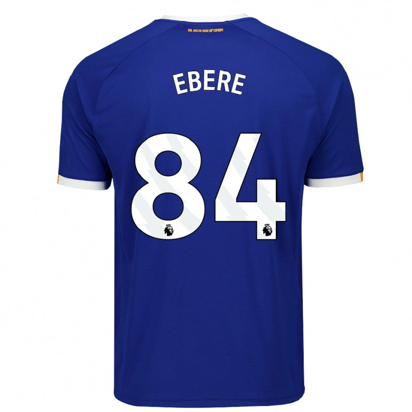 Danxen Mujer Camiseta Coby Ebere #84 Azul Blanco Amarillo 1ª Equipación 2026/27 La Camisa