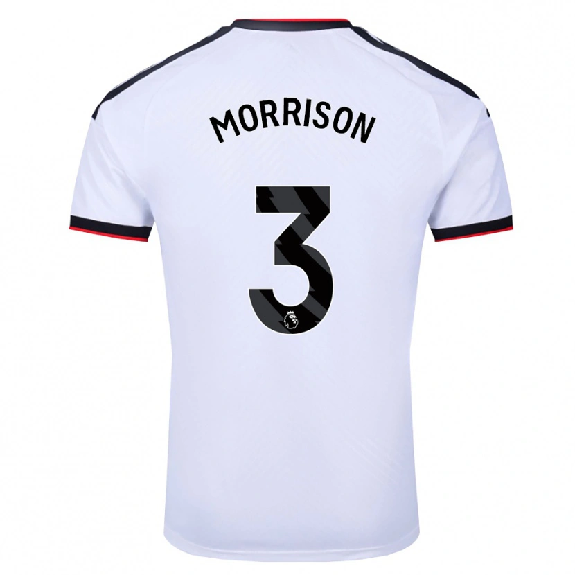 Danxen Mujer Camiseta Kymarley Morrison #3 Blanco Negro Rojo 1ª Equipación 2026/27 La Camisa