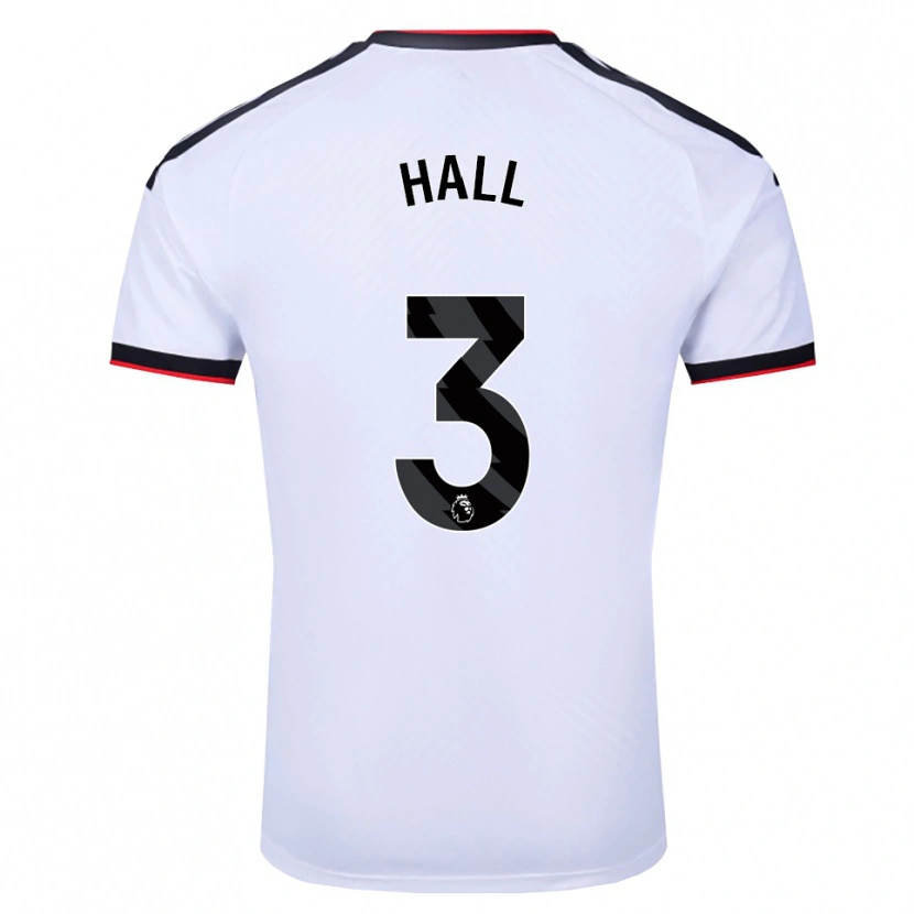 Danxen Mujer Camiseta Marcel Hall #3 Blanco Negro Rojo 1ª Equipación 2026/27 La Camisa
