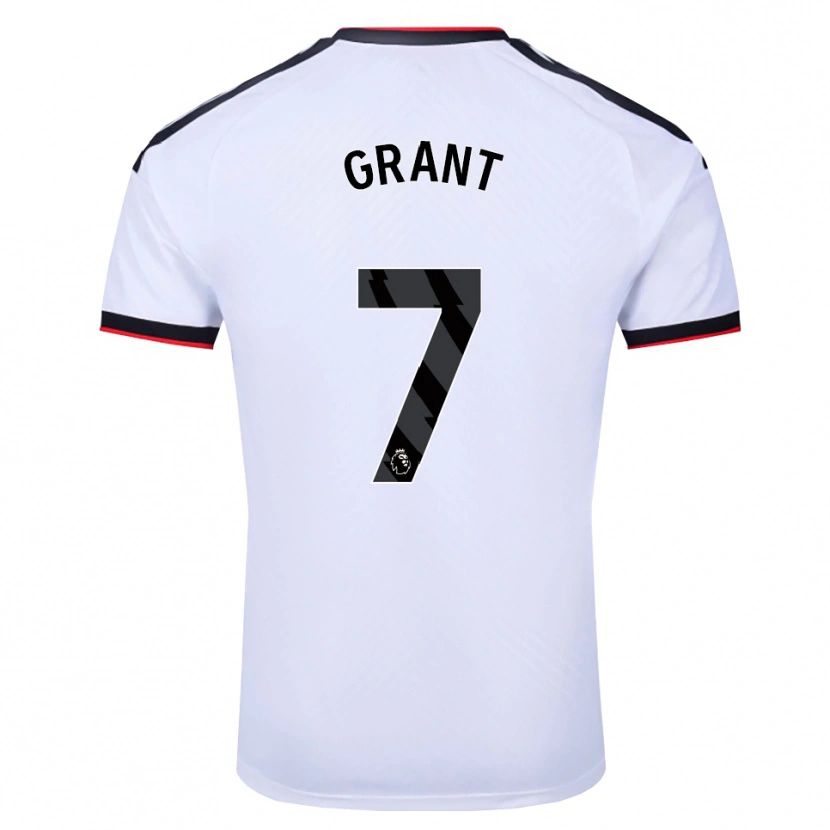 Danxen Mujer Camiseta Kyle Grant #7 Blanco Negro Rojo 1ª Equipación 2026/27 La Camisa