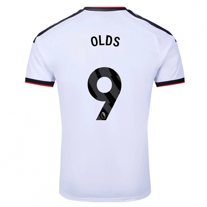 Danxen Mujer Camiseta Ellie Olds #9 Blanco Negro Rojo 1ª Equipación 2026/27 La Camisa