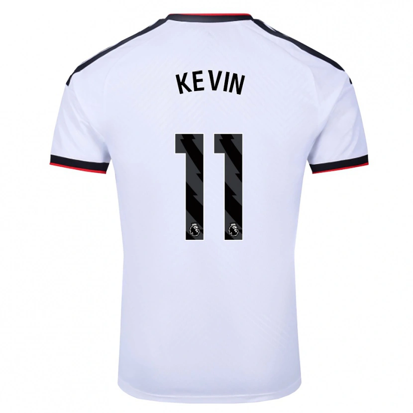 Danxen Mujer Camiseta Kevin Santos Lopes De Macedo #11 Blanco Negro Rojo 1ª Equipación 2026/27 La Camisa