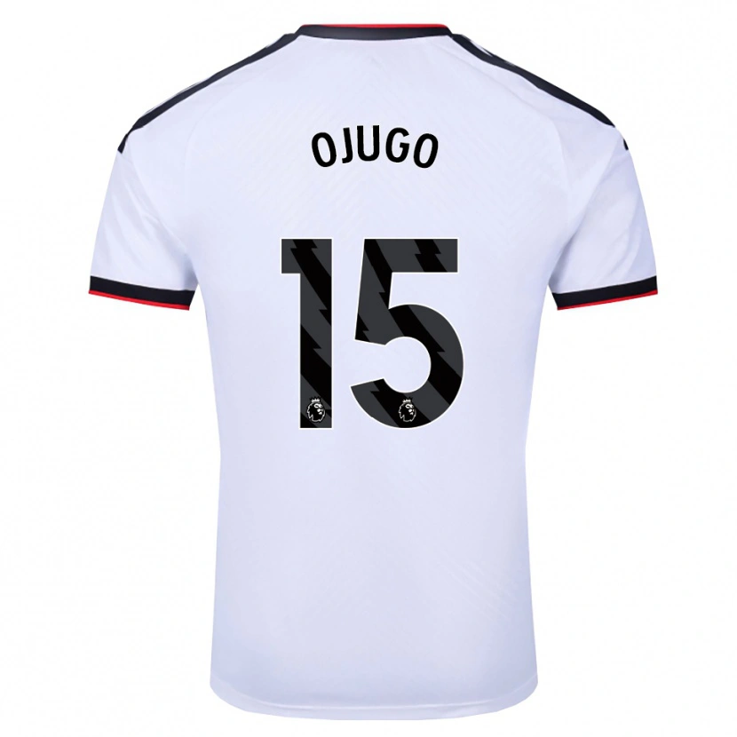 Danxen Mujer Camiseta Tyrell Ojugo #15 Blanco Negro Rojo 1ª Equipación 2026/27 La Camisa