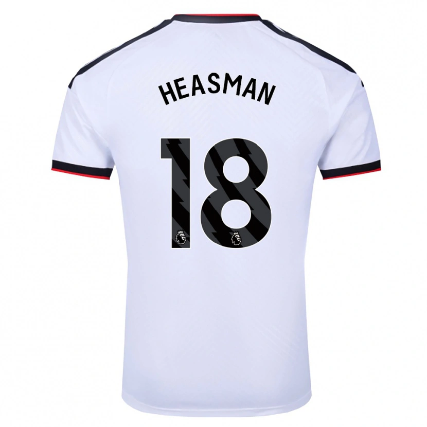 Danxen Mujer Camiseta Georgia Heasman #18 Blanco Negro Rojo 1ª Equipación 2026/27 La Camisa