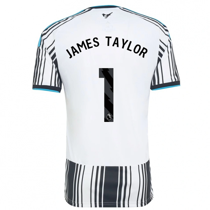 Danxen Mujer Camiseta James Taylor #1 Azulcielo Negro Blanco 1ª Equipación 2026/27 La Camisa