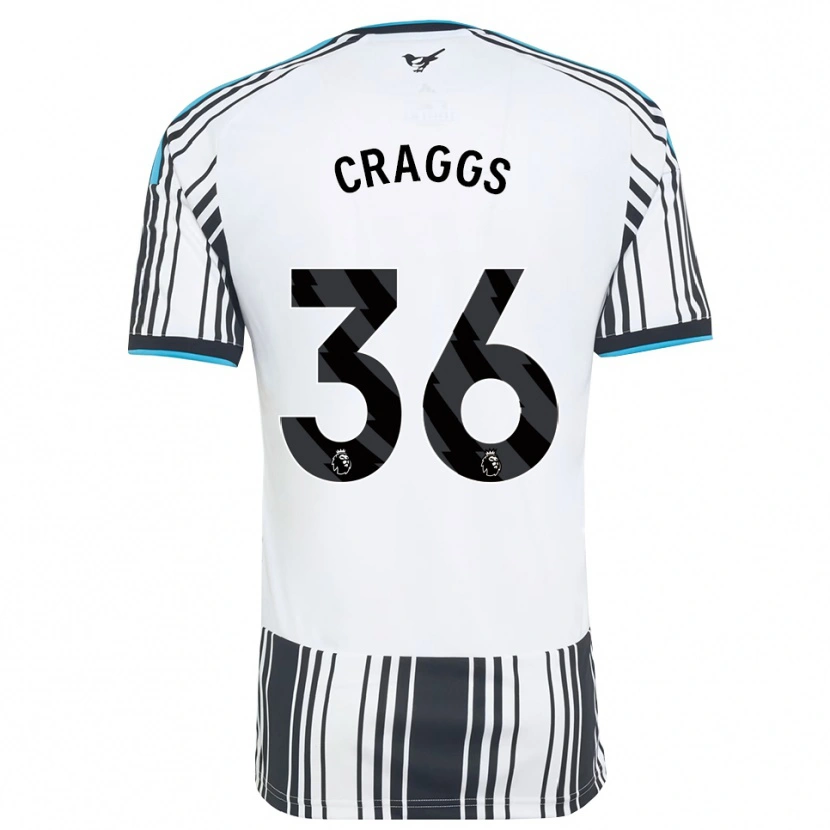 Danxen Mujer Camiseta Luke Craggs #36 Azulcielo Negro Blanco 1ª Equipación 2026/27 La Camisa