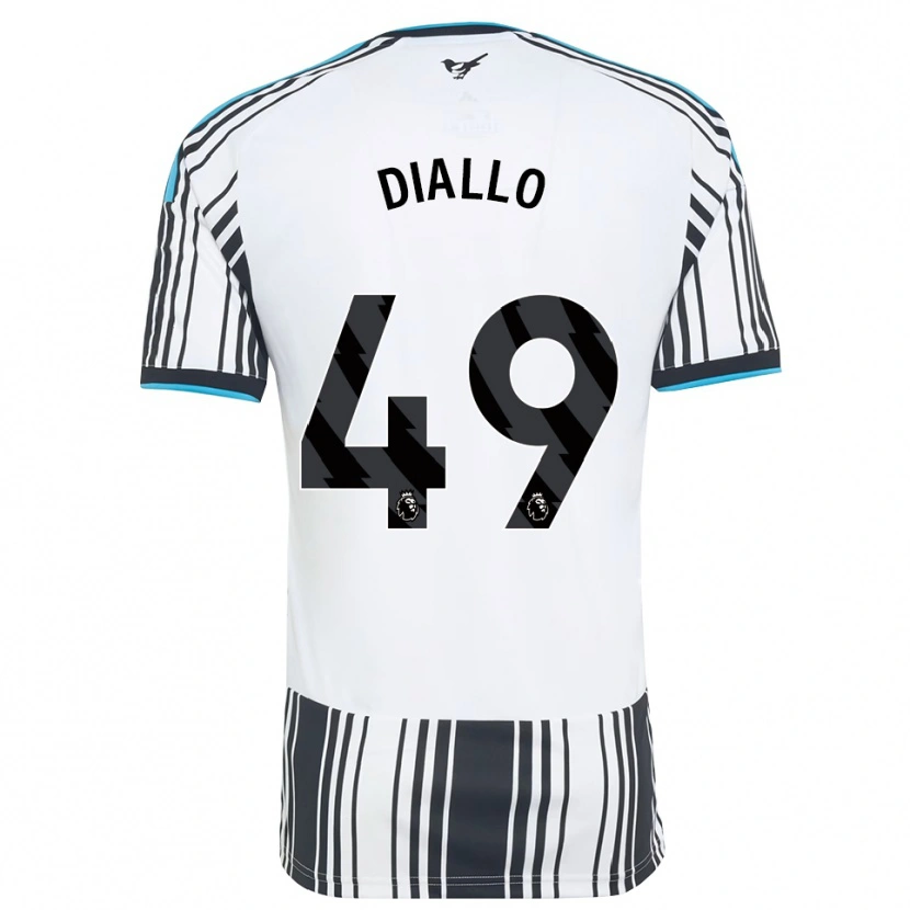 Danxen Mujer Camiseta Amadou Diallo #49 Azulcielo Negro Blanco 1ª Equipación 2026/27 La Camisa