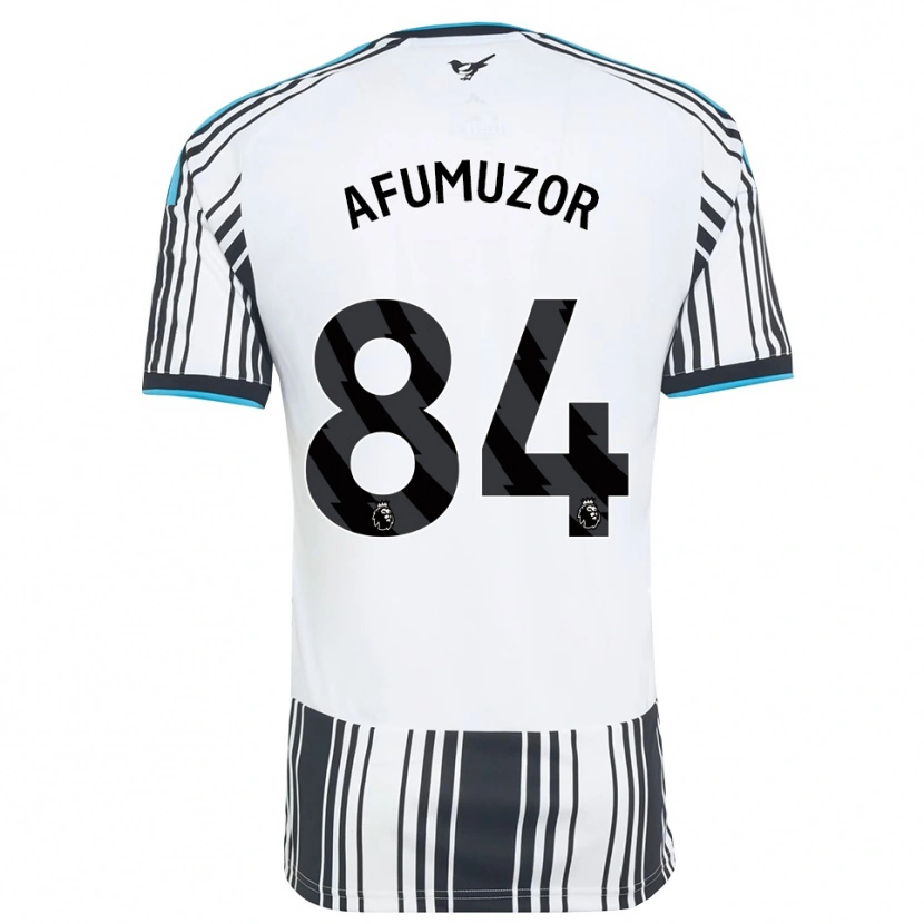 Danxen Mujer Camiseta Chukwudi Afumuzor #84 Azulcielo Negro Blanco 1ª Equipación 2026/27 La Camisa
