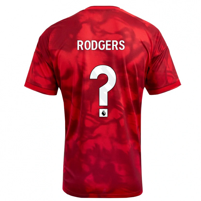 Danxen Mujer Camiseta Amy Rodgers #0 Carmesí Blanco 1ª Equipación 2026/27 La Camisa