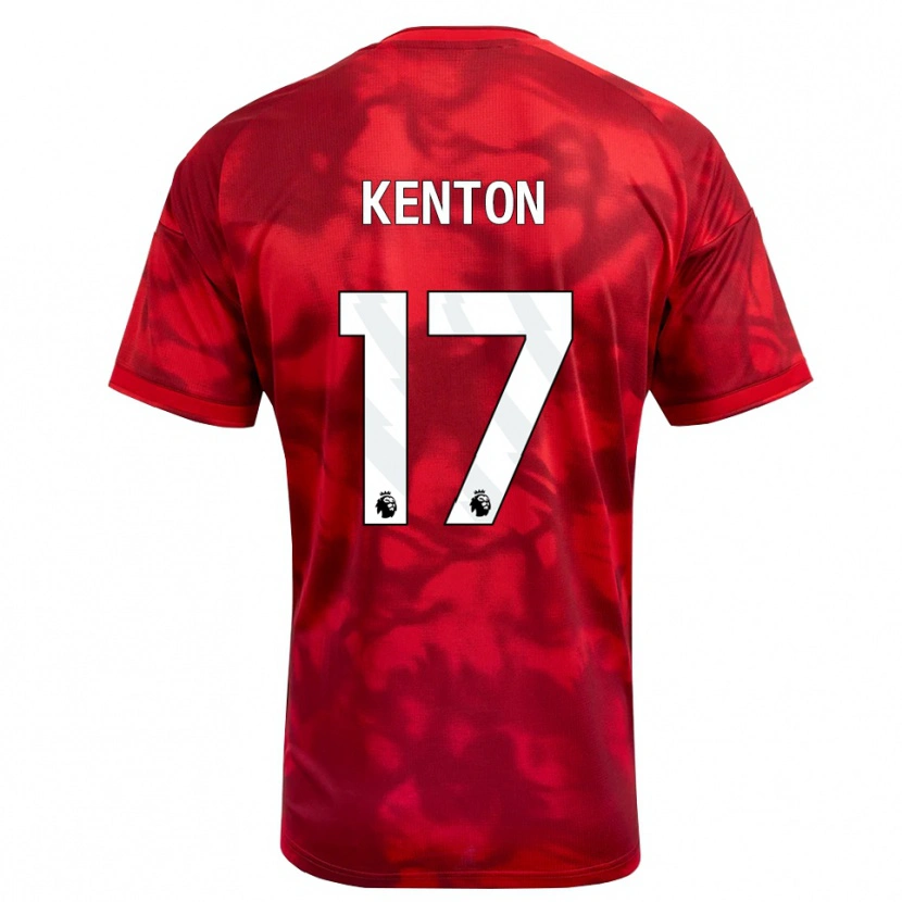 Danxen Mujer Camiseta Kamai Kenton #17 Carmesí Blanco 1ª Equipación 2026/27 La Camisa