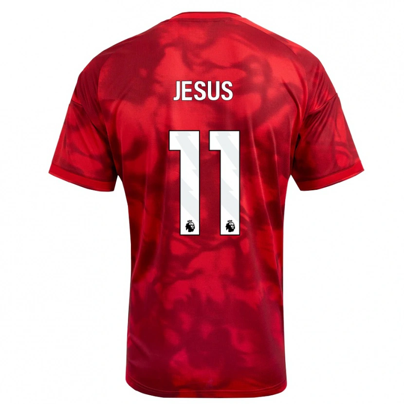 Danxen Mujer Camiseta Igor Jesus #11 Carmesí Blanco 1ª Equipación 2026/27 La Camisa