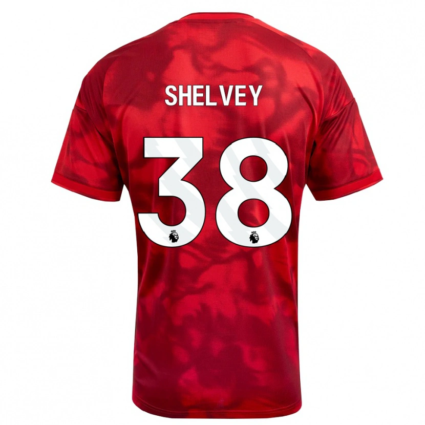 Danxen Mujer Camiseta George Shelvey #38 Carmesí Blanco 1ª Equipación 2026/27 La Camisa