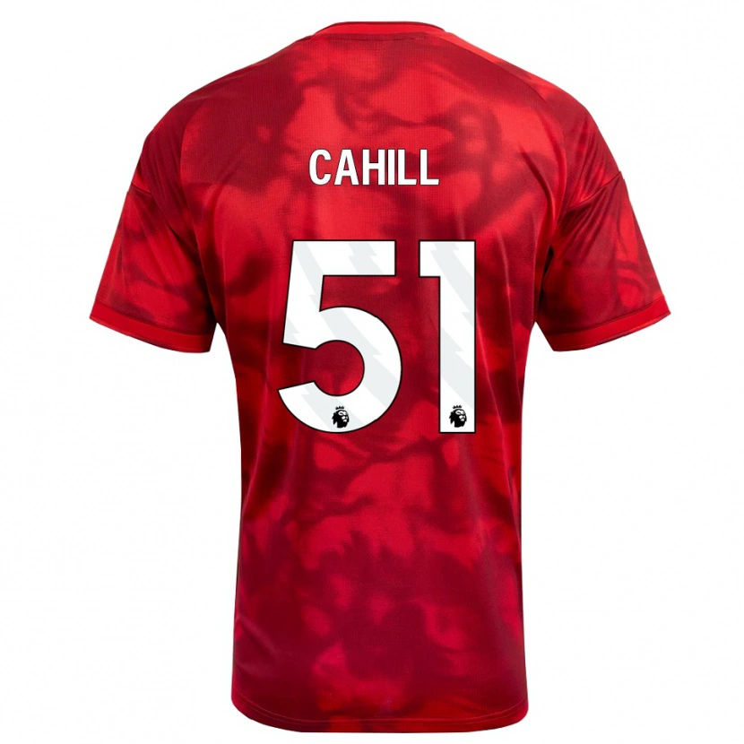 Danxen Mujer Camiseta Shae Cahill #51 Carmesí Blanco 1ª Equipación 2026/27 La Camisa