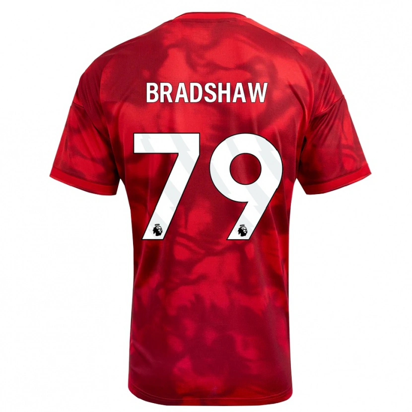 Danxen Mujer Camiseta Alfie Bradshaw #79 Carmesí Blanco 1ª Equipación 2026/27 La Camisa