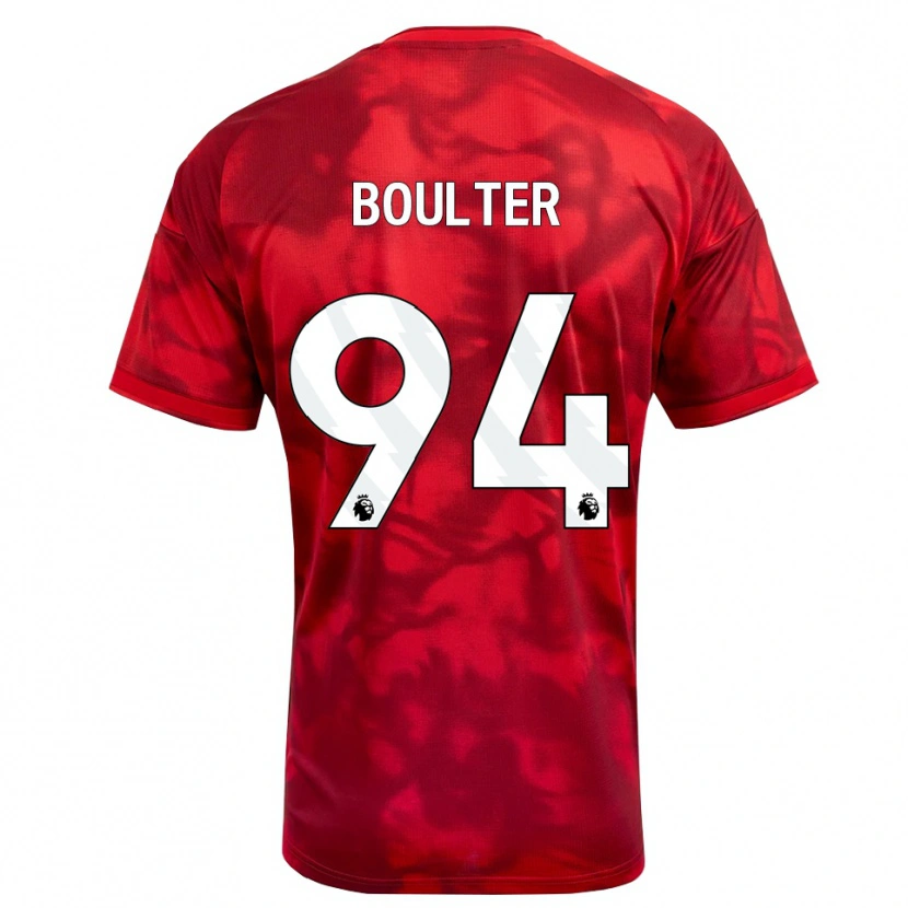 Danxen Mujer Camiseta Evan Boulter #94 Carmesí Blanco 1ª Equipación 2026/27 La Camisa