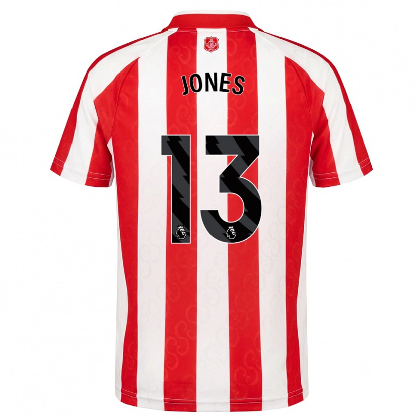 Danxen Mujer Camiseta Josh Jones #13 Rojo Blanco Negro 1ª Equipación 2026/27 La Camisa