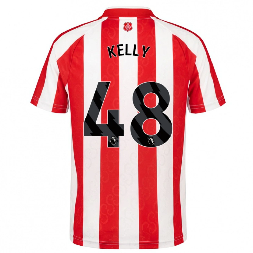 Danxen Mujer Camiseta Caden Kelly #48 Rojo Blanco Negro 1ª Equipación 2026/27 La Camisa