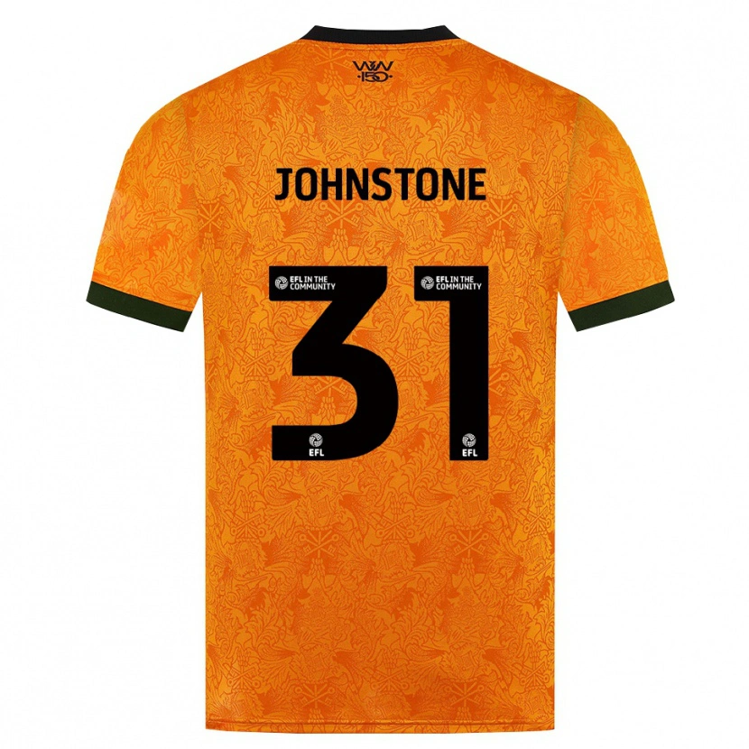 Danxen Mujer Camiseta Sam Johnstone #31 Naranja Negro 1ª Equipación 2026/27 La Camisa