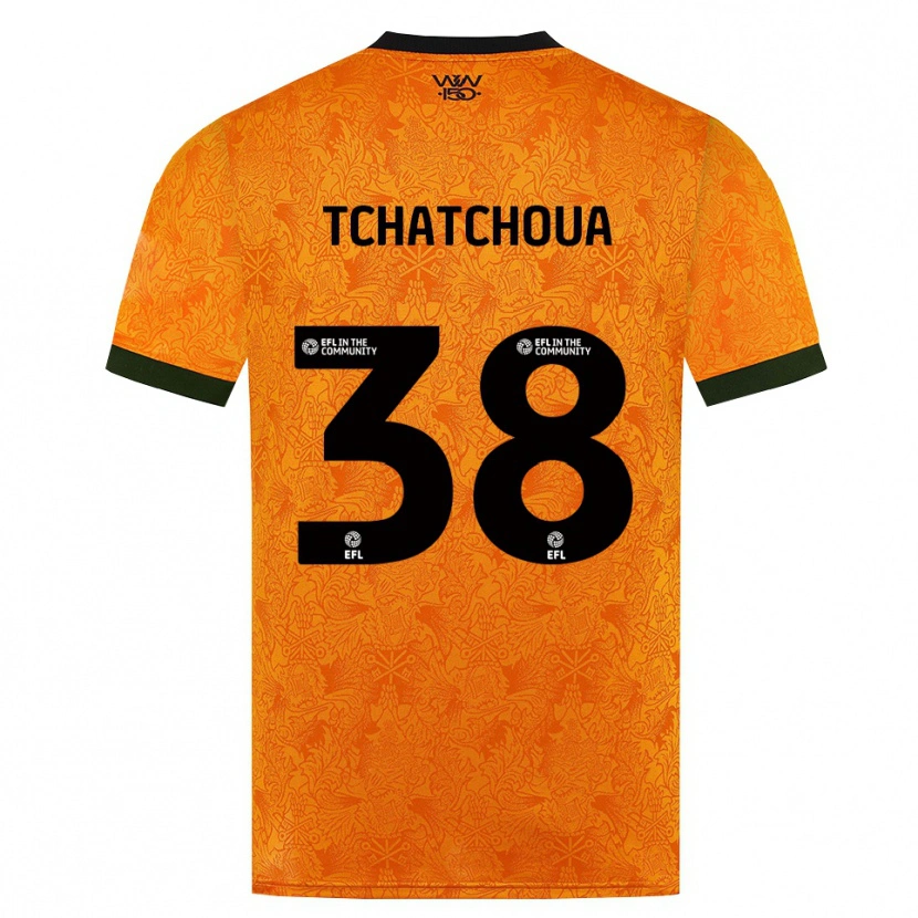 Danxen Mujer Camiseta Jackson Tchatchoua #38 Naranja Negro 1ª Equipación 2026/27 La Camisa