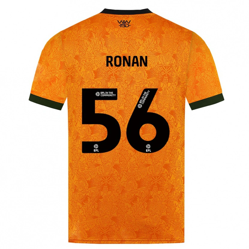 Danxen Mujer Camiseta Connor Ronan #56 Naranja Negro 1ª Equipación 2026/27 La Camisa