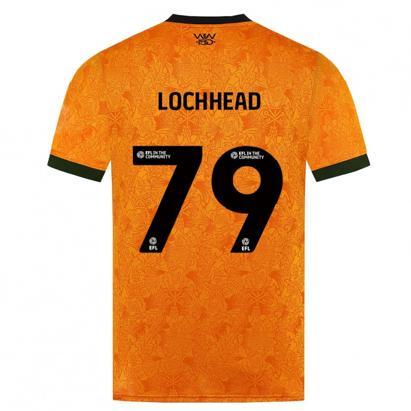 Danxen Mujer Camiseta Sebastian Lochhead #79 Naranja Negro 1ª Equipación 2026/27 La Camisa