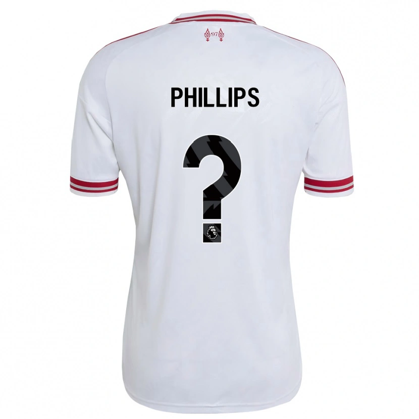 Danxen Mujer Camiseta Charlie Phillips #0 Rojo Blanco 2ª Equipación 2026/27 La Camisa