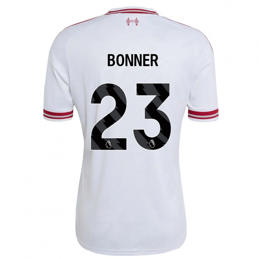 Danxen Mujer Camiseta Gemma Bonner #23 Rojo Blanco 2ª Equipación 2026/27 La Camisa