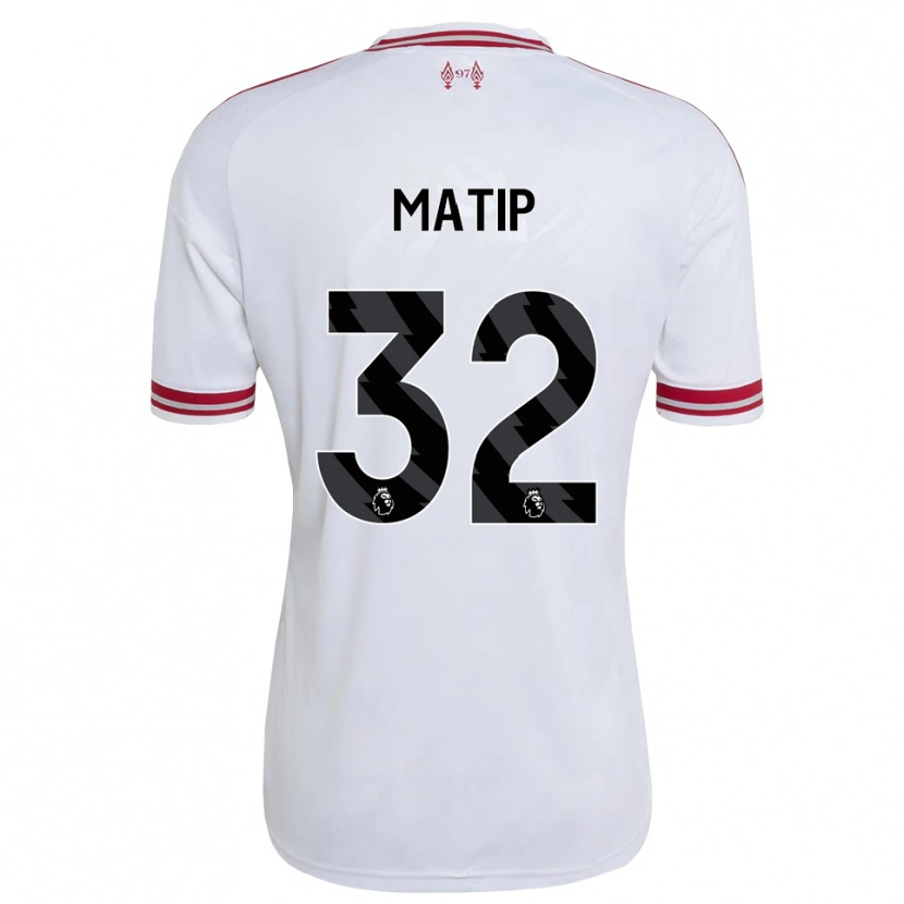 Danxen Mujer Camiseta Joel Matip #32 Rojo Blanco 2ª Equipación 2026/27 La Camisa