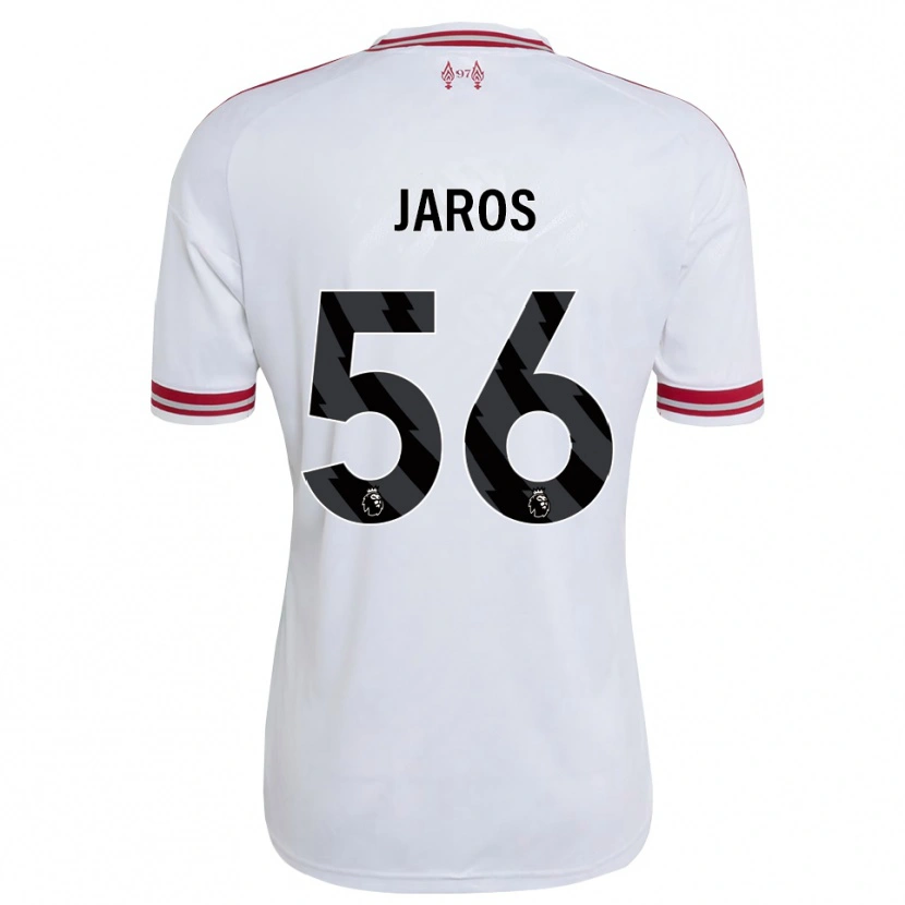 Danxen Mujer Camiseta Vitezslav Jaros #56 Rojo Blanco 2ª Equipación 2026/27 La Camisa