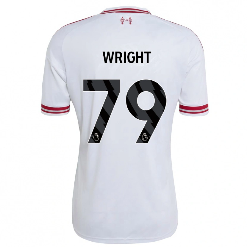 Danxen Mujer Camiseta Will Wright #79 Rojo Blanco 2ª Equipación 2026/27 La Camisa