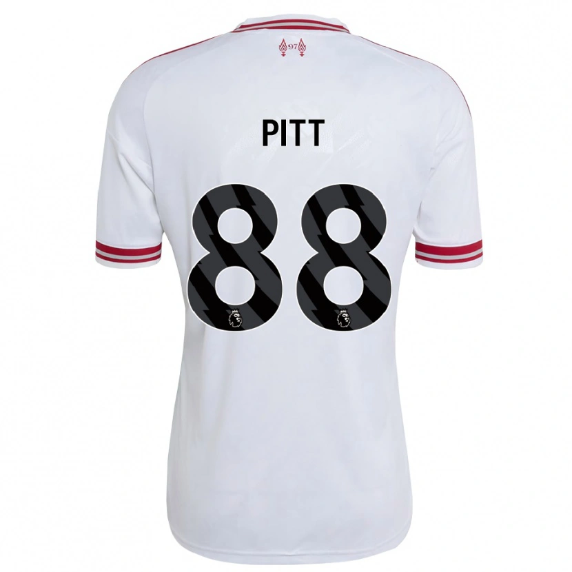 Danxen Mujer Camiseta Lucas Pitt #88 Rojo Blanco 2ª Equipación 2026/27 La Camisa