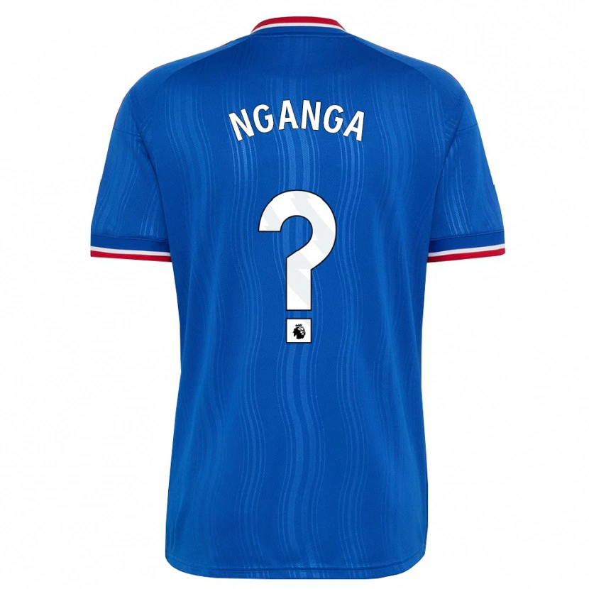 Danxen Mujer Camiseta Jodie Nganga #0 Azul Blanco Rojo 2ª Equipación 2026/27 La Camisa
