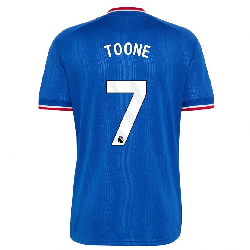 Danxen Mujer Camiseta Ella Toone #7 Azul Blanco Rojo 2ª Equipación 2026/27 La Camisa