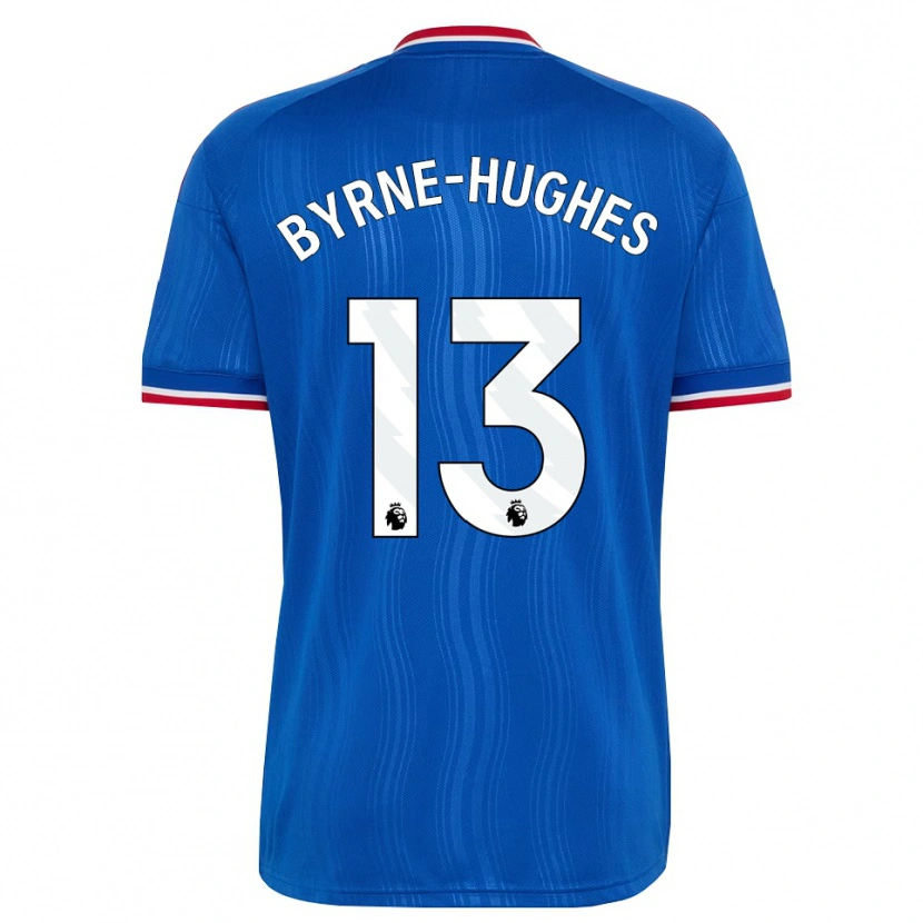 Danxen Mujer Camiseta Cameron Byrne-Hughes #13 Azul Blanco Rojo 2ª Equipación 2026/27 La Camisa