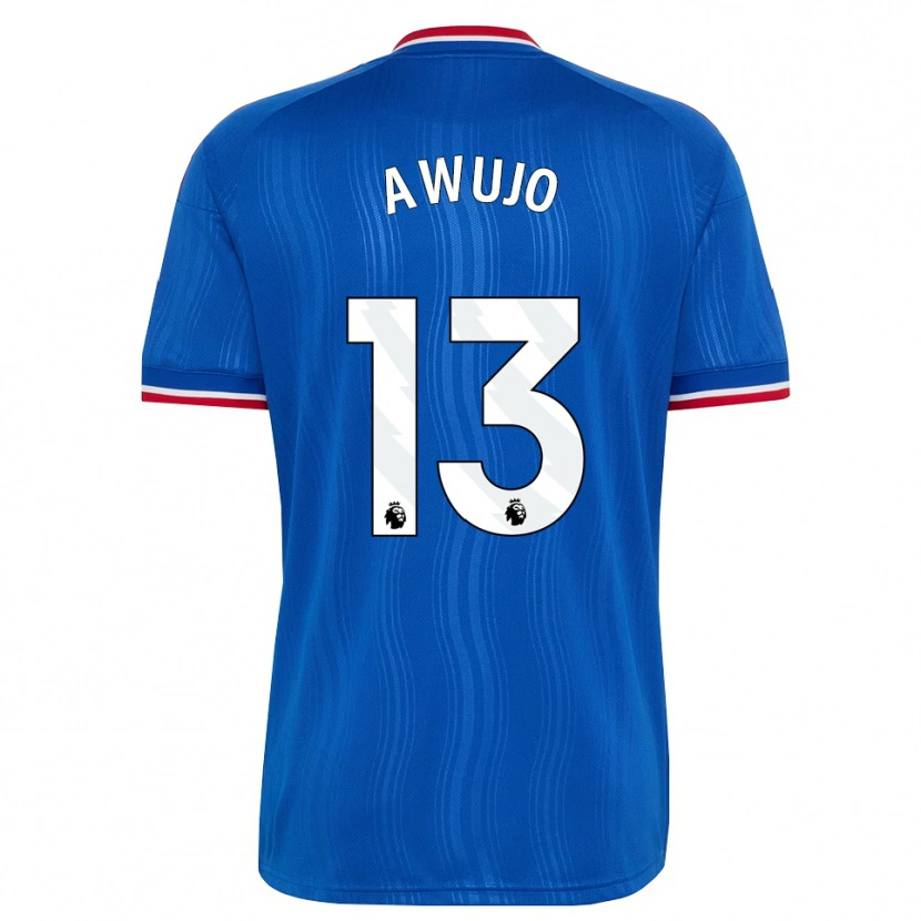 Danxen Mujer Camiseta Simi Awujo #13 Azul Blanco Rojo 2ª Equipación 2026/27 La Camisa