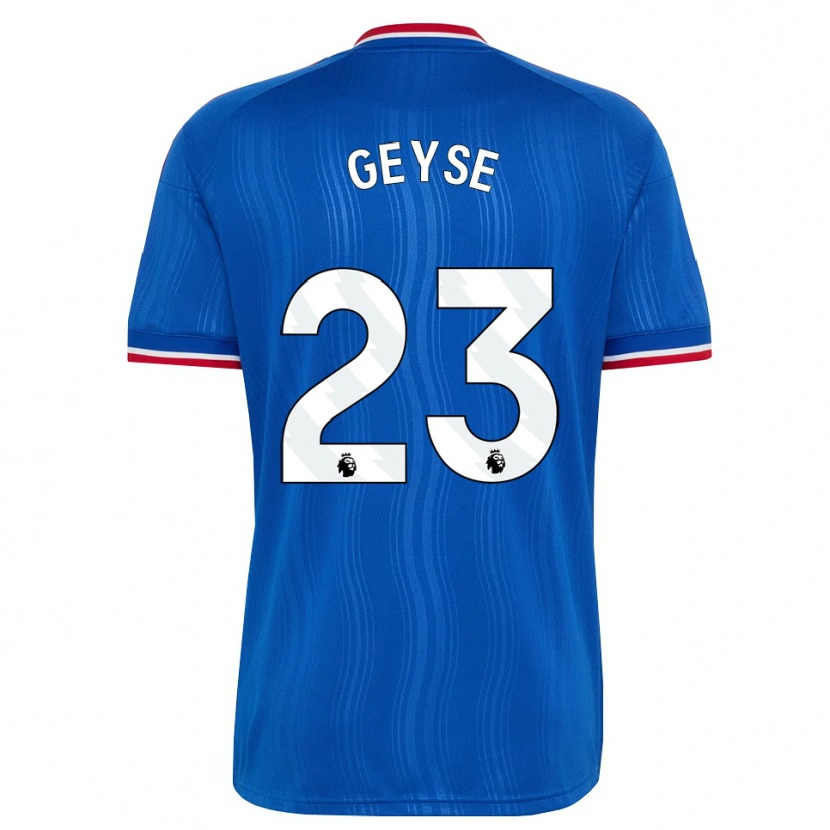 Danxen Mujer Camiseta Geyse #23 Azul Blanco Rojo 2ª Equipación 2026/27 La Camisa