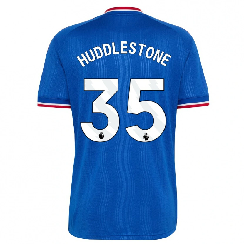 Danxen Mujer Camiseta Tom Huddlestone #35 Azul Blanco Rojo 2ª Equipación 2026/27 La Camisa